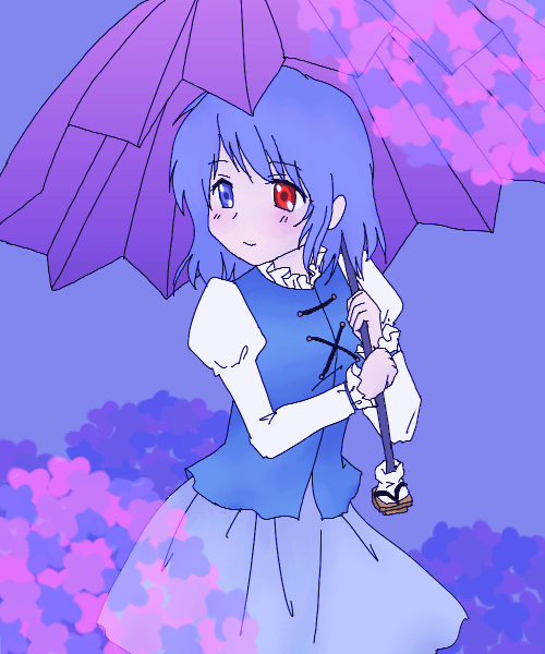 tatara kogasa (touhou) drawn by dorosu and doroth0v0