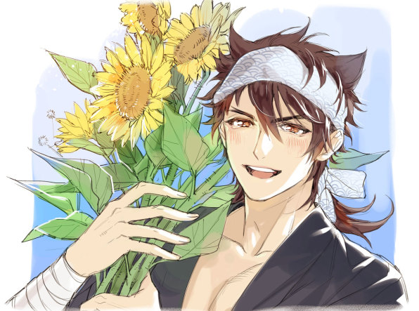 mutsu-no-kami yoshiyuki (touken ranbu) drawn by yway1101