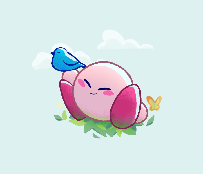 kirby and morpho knight (kirby) drawn by daycolors