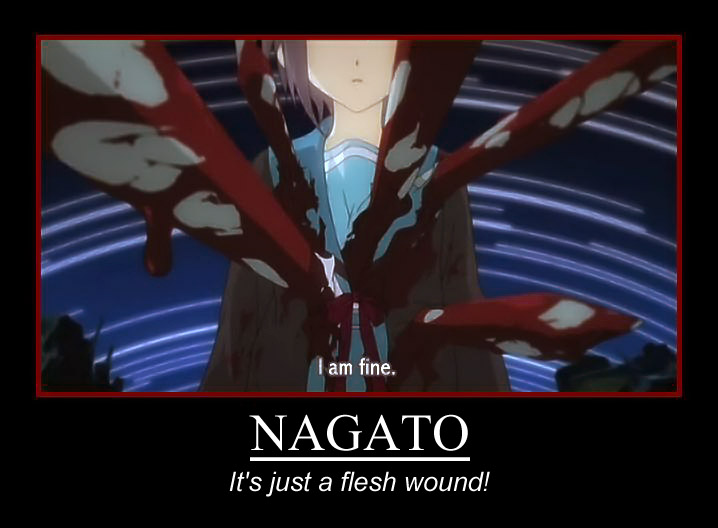 nagato yuki (suzumiya haruhi no yuuutsu and 1 more)
