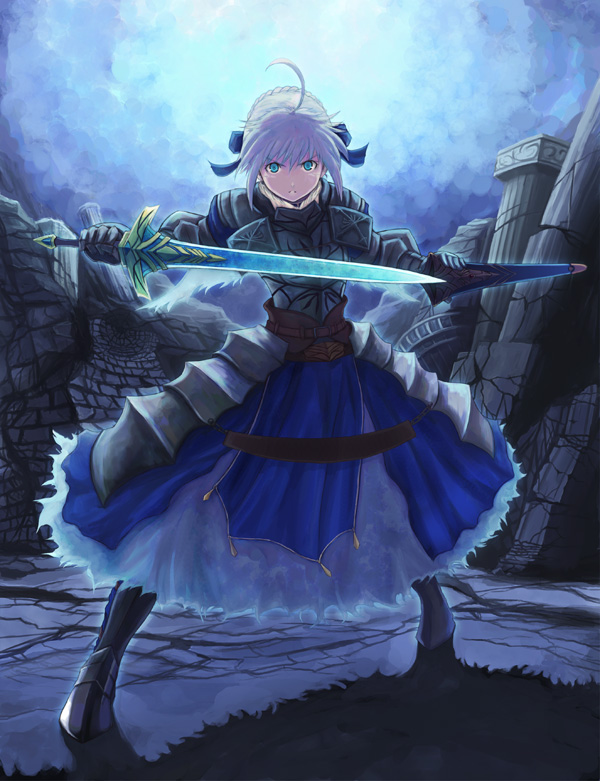 artoria pendragon and saber (fate and 1 more) drawn by 29_(artist)