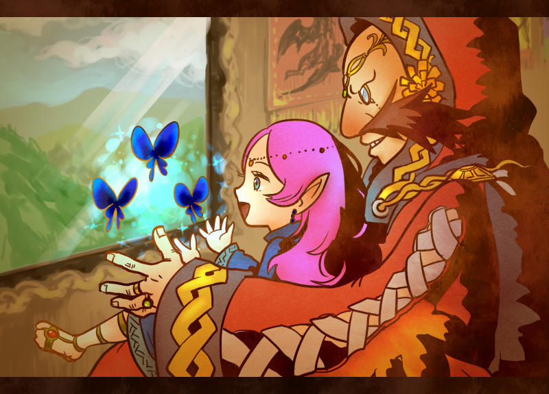 dr. eggman and merlina (sonic and 1 more) drawn by bone_(stare)