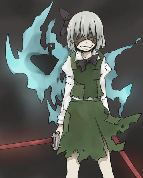 konpaku youmu and kabane jyuji (touhou and 1 more) drawn by dra_(area-s)