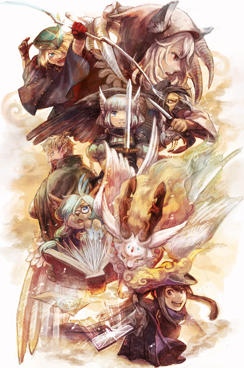 pixiv fantasia and 1 more drawn by oca