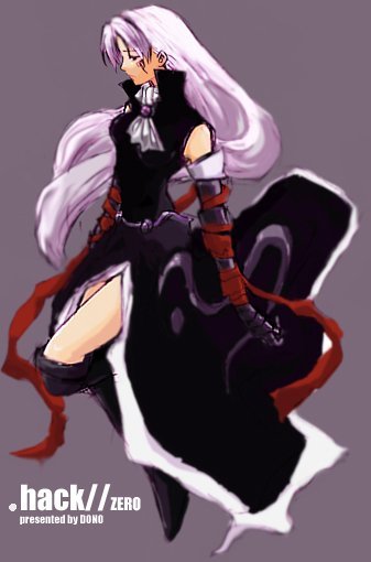 curl (.hack// and 1 more) drawn by dono