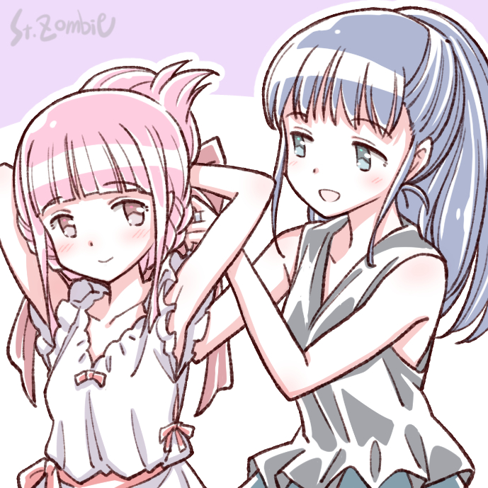 tamaki iroha and nanami yachiyo (mahou shoujo madoka magica and 1 more) drawn by studiozombie