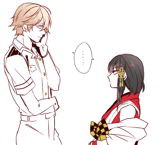 admiral, yamashiro, and admiral arisugawa (kantai collection) drawn by nagomi_(mokatitk)