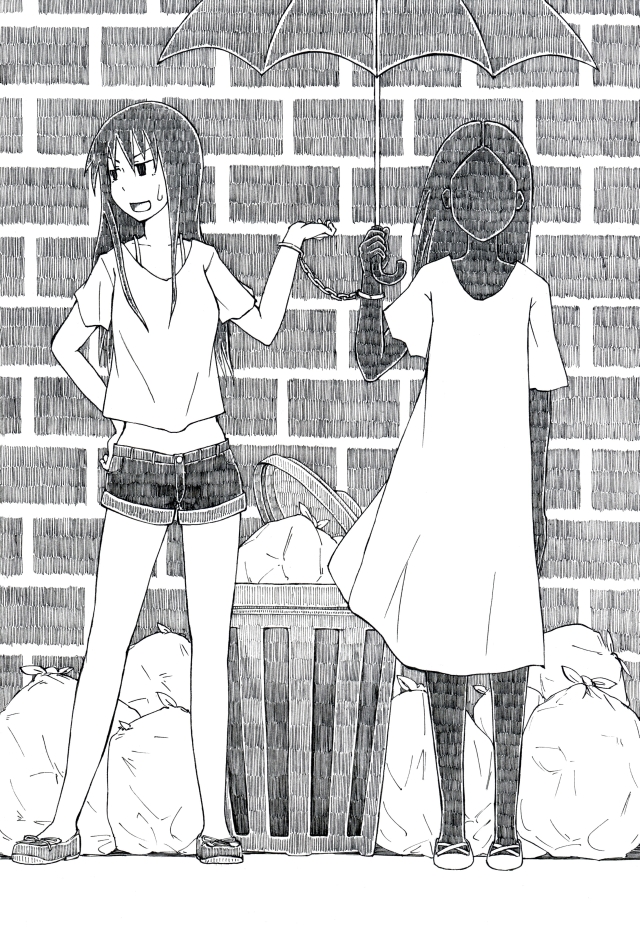 kitsu chiri and kitsu tane (sayonara zetsubou sensei) drawn by ichiba_youichi