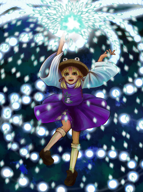 moriya suwako (touhou and 1 more) drawn by kakoi