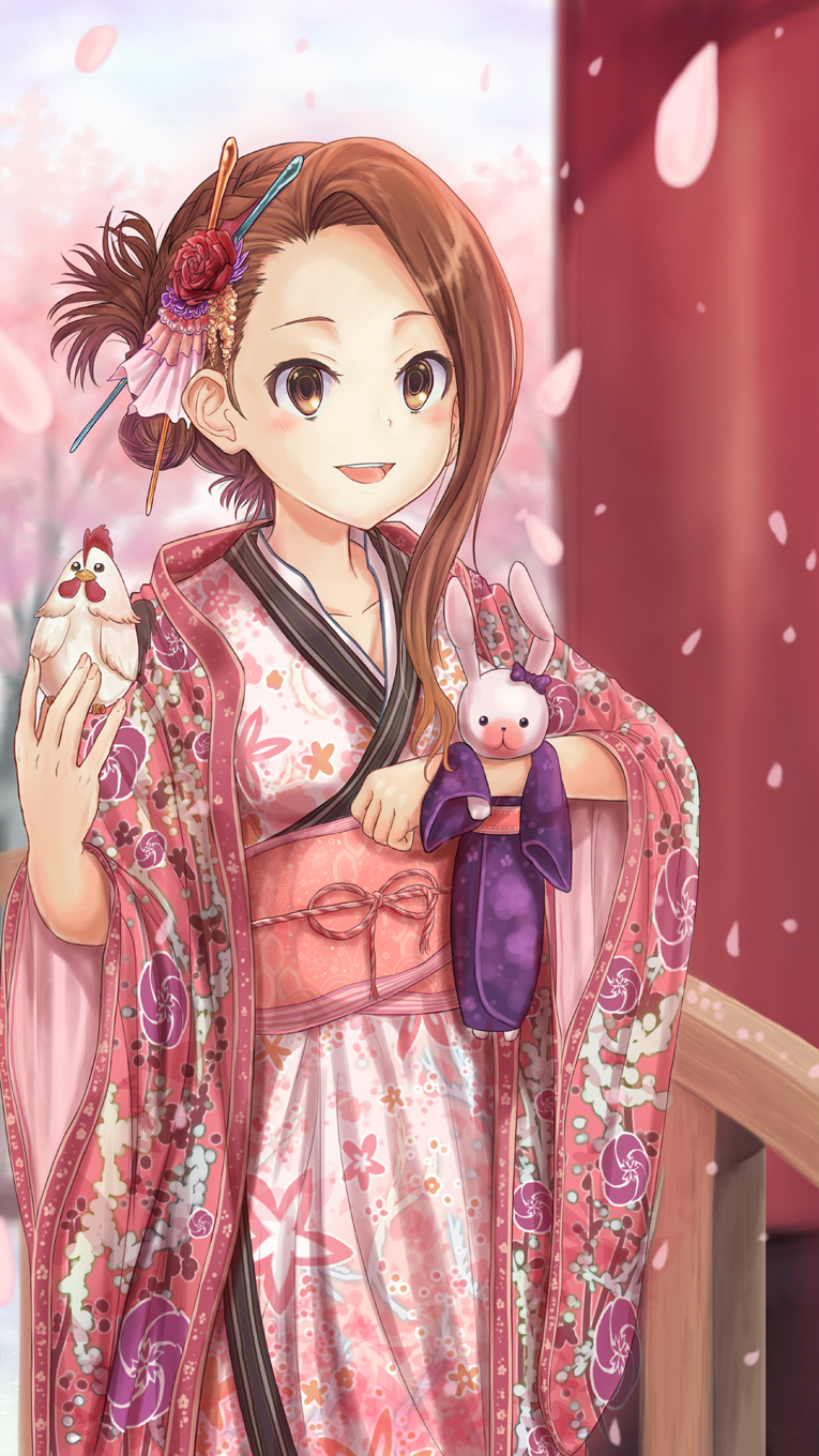 minase iori and usa-chan (idolmaster) drawn by arigato_(rmskrtkdlqj)