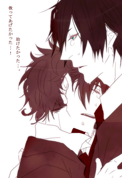 yuuki makoto and shiomi kotone (persona and 2 more) drawn by kyousui