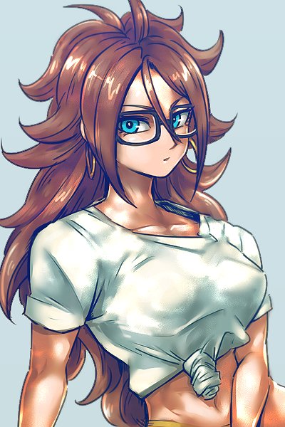 android 21 (dragon ball and 1 more) drawn by kemachiku