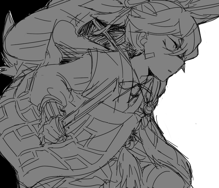 sayo samonji (touken ranbu) drawn by saku_anna