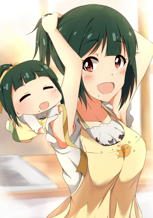 otonashi kotori and piyopiyo (idolmaster and 1 more) drawn by hitotsuki_nanoka