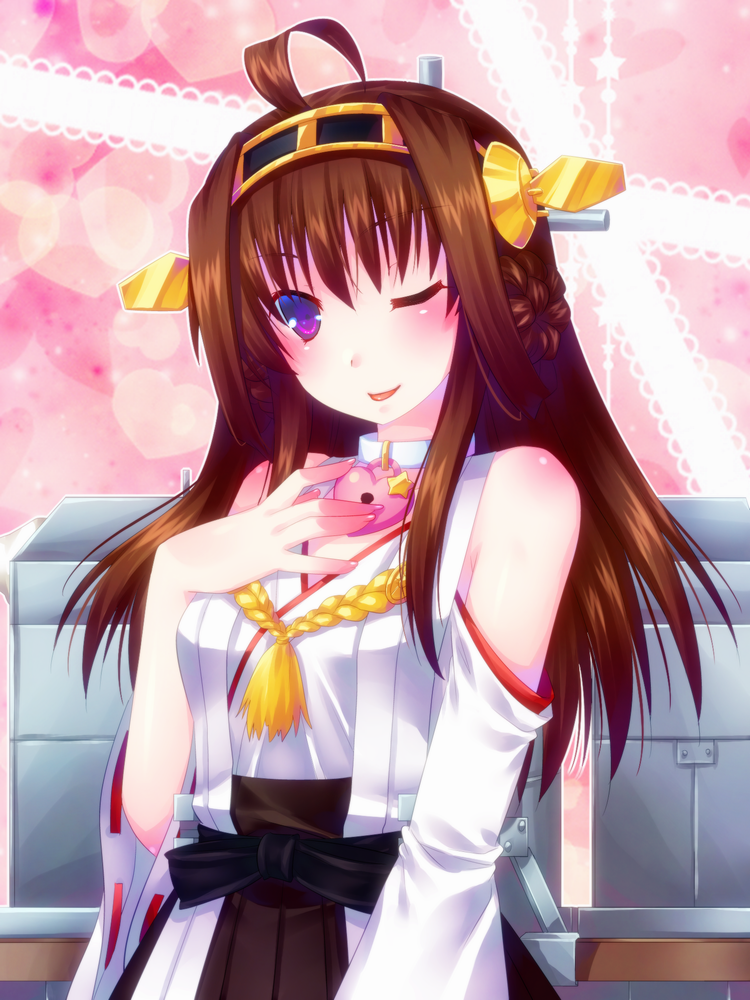 kongou (kantai collection) drawn by door_to_heaven