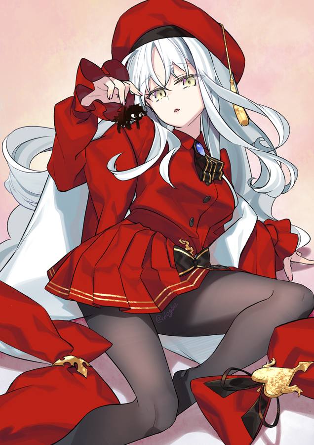 caren hortensia and angra mainyu (fate and 1 more) drawn by negi_(ulog'be)