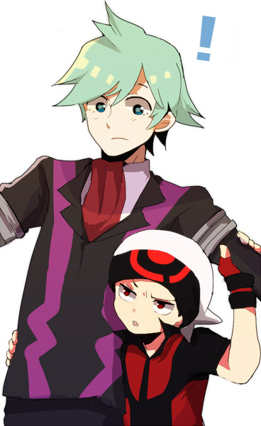 brendan and steven stone (pokemon and 1 more) drawn by nakana