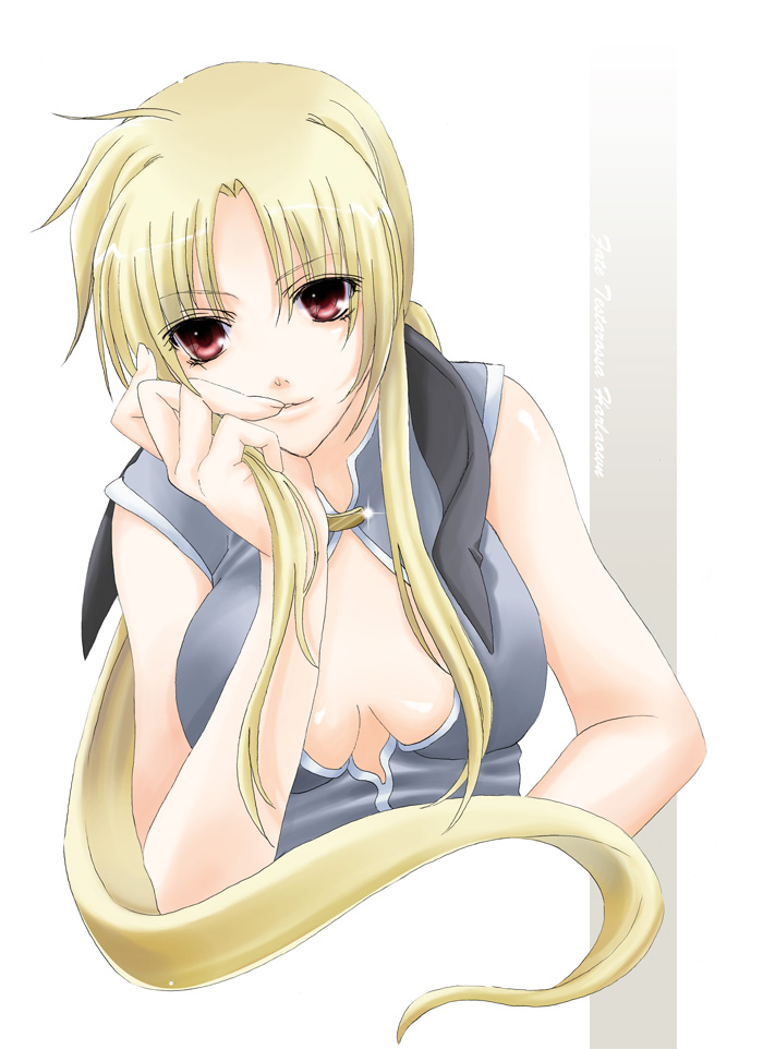 fate testarossa (lyrical nanoha and 1 more) drawn by lina_(interlude)