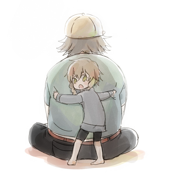 amane suzuha and hashida itaru (steins;gate) drawn by monokuro_(snog)