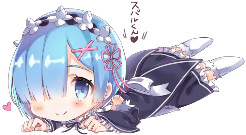 rem (re:zero kara hajimeru isekai seikatsu) drawn by honoka_chiffon