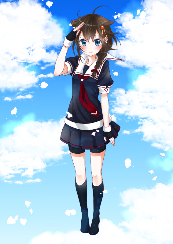 shigure and shigure kai ni (kantai collection) drawn by ishida_mia