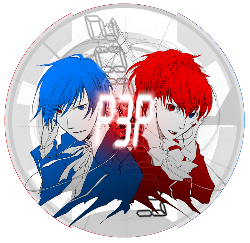 yuuki makoto and shiomi kotone (persona and 2 more) drawn by kaina_(b-white)