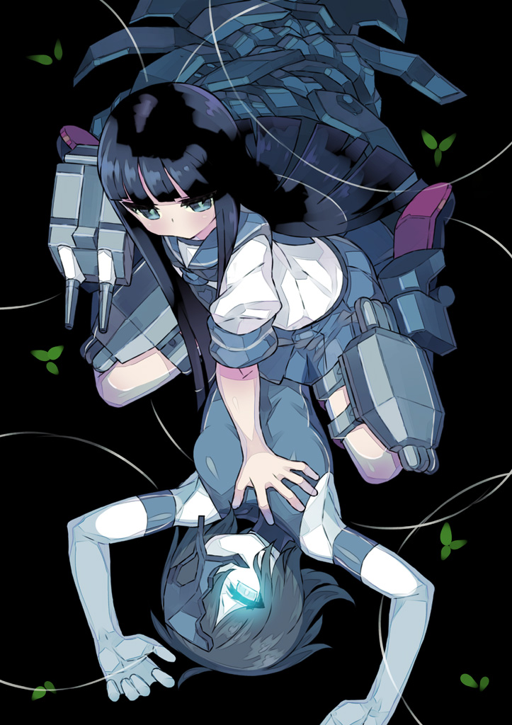 hatsuyuki and chi-class torpedo cruiser (kantai collection) drawn by itsumo_nokoru