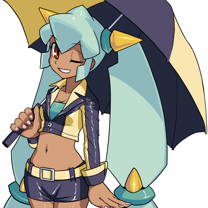 yuna (mega man and 2 more) drawn by muu_(mumumer)