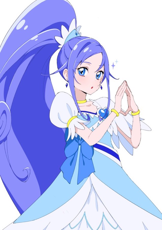 hishikawa rikka and cure diamond (precure and 1 more) drawn by shirako_love