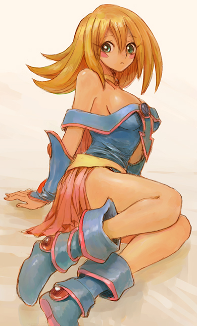 dark magician girl (yu-gi-oh!) drawn by yuza