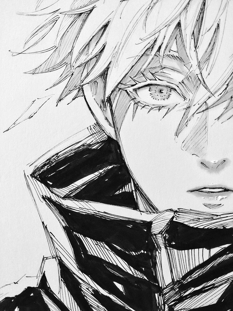 gojou satoru (jujutsu kaisen) drawn by shiki_(shiki_no)