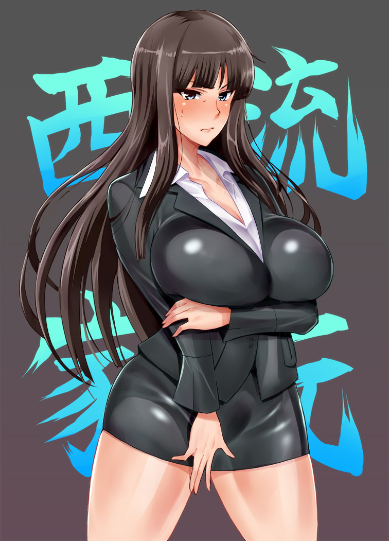 nishizumi shiho (girls und panzer) drawn by haikawa_hemlen