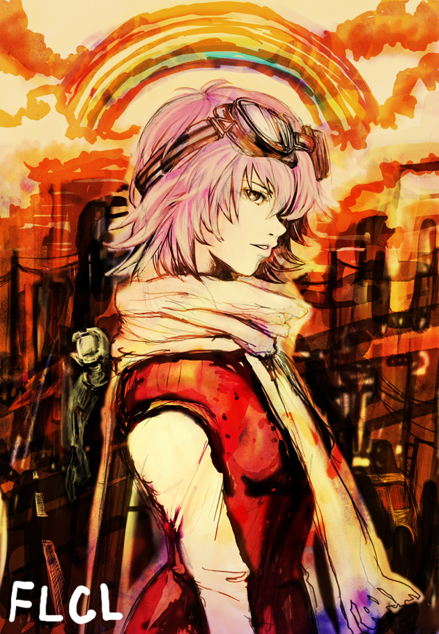 haruhara haruko and canti (flcl) drawn by illustica_phantom