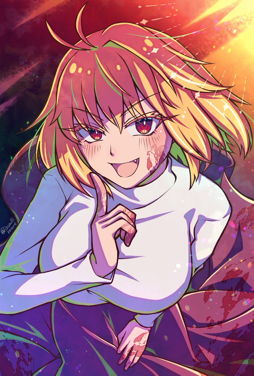 arcueid brunestud and red arcueid (tsukihime) drawn by isurugiratone