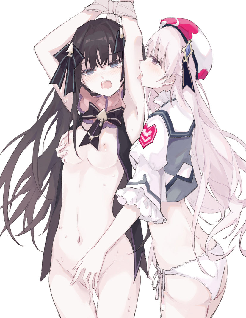 hikari and tairitsu (arcaea) drawn by lowero