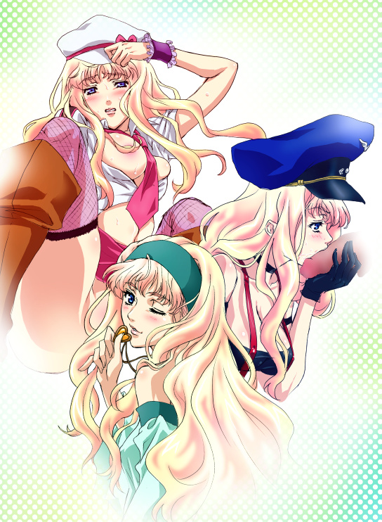 sheryl nome (macross and 1 more) drawn by iyou and yukkyun