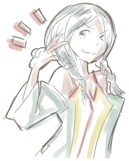sazanka bianca (aquarion and 1 more) drawn by drawfag and tthal