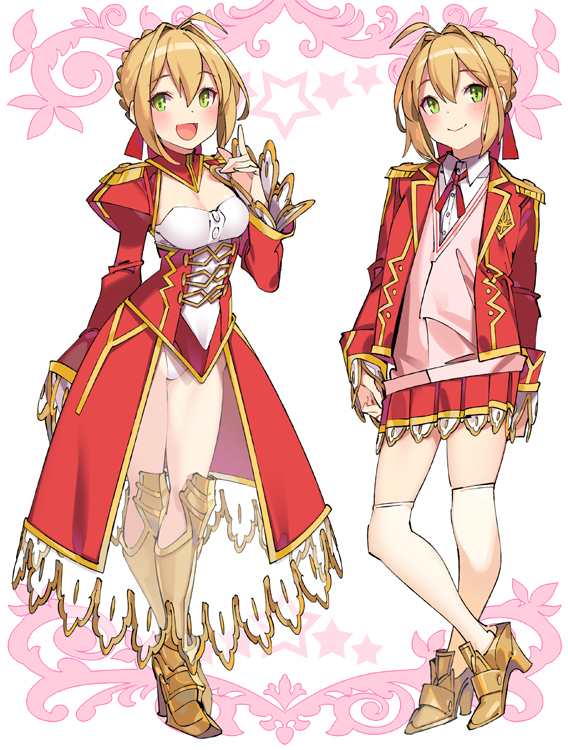 nero claudius (fate and 1 more) drawn by popqn