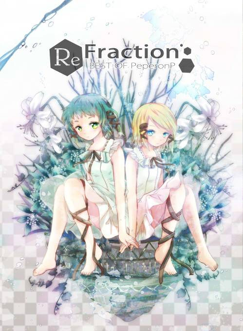 kagamine rin and gumi (vocaloid) drawn by mikuriya_wata
