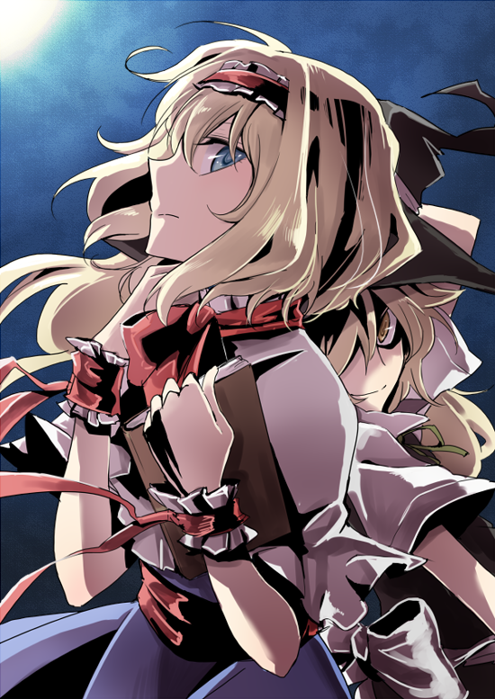 kirisame marisa and alice margatroid (touhou) drawn by mitsunara
