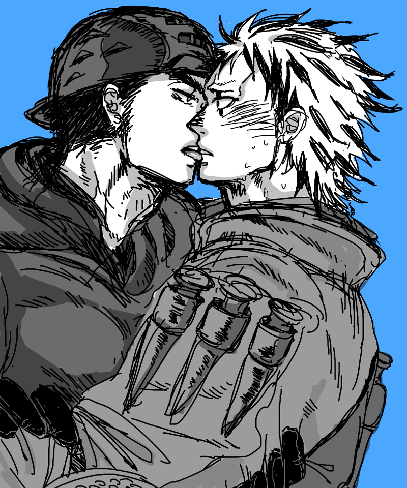 aikawa and risu (dorohedoro) drawn by sui_(afv33)