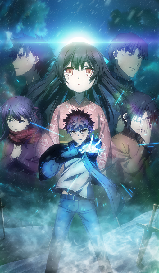 emiya shirou, matou sakura, kotomine kirei, miyu edelfelt, emiya kiritsugu, and 2 more (fate and 2 more) drawn by hirata_kazuya