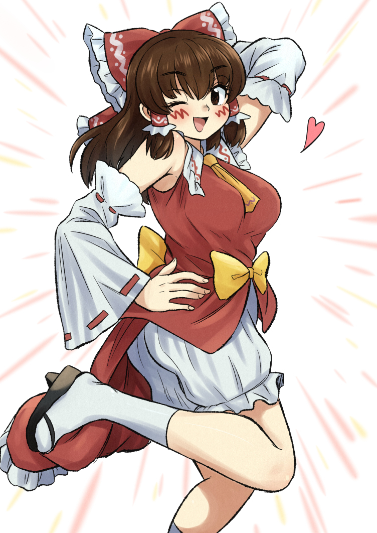 hakurei reimu and kanna (touhou and 1 more) drawn by meis_(terameisu)