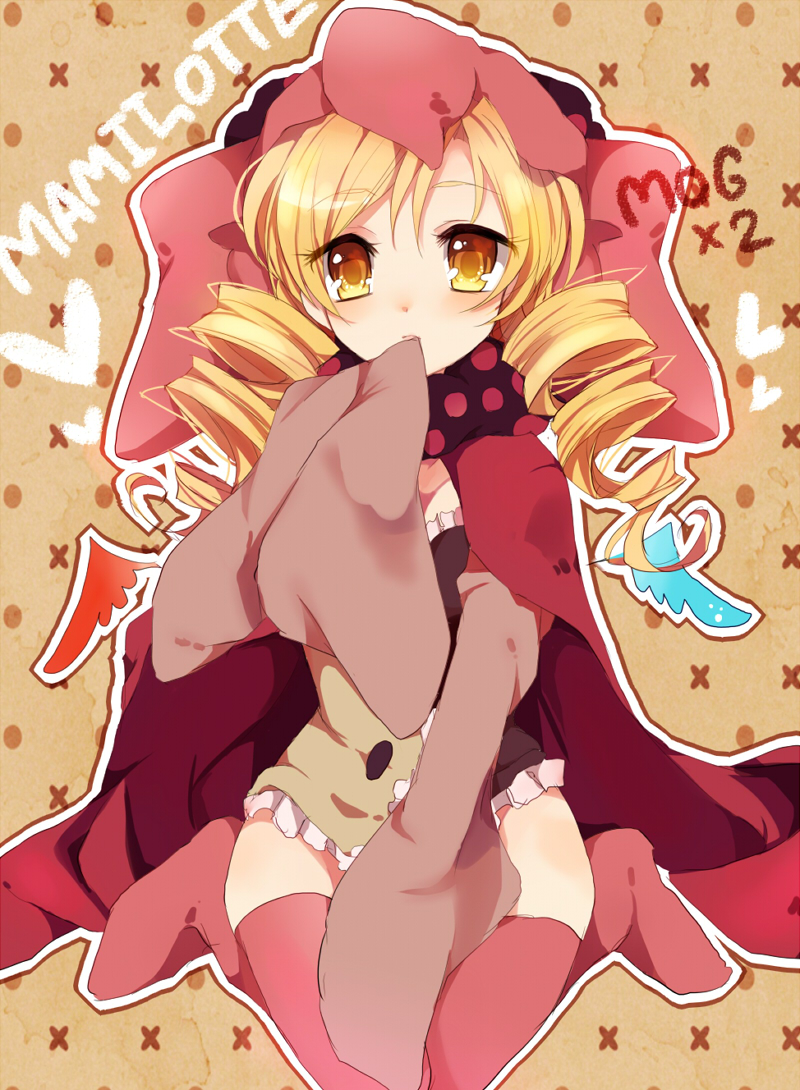 tomoe mami and charlotte (mahou shoujo madoka magica) drawn by asprach