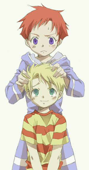 lucas and kumatora (mother and 1 more) drawn by ichiyo_(ichiyon)