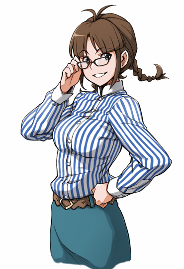 akizuki ritsuko (idolmaster and 1 more) drawn by minato_fumi