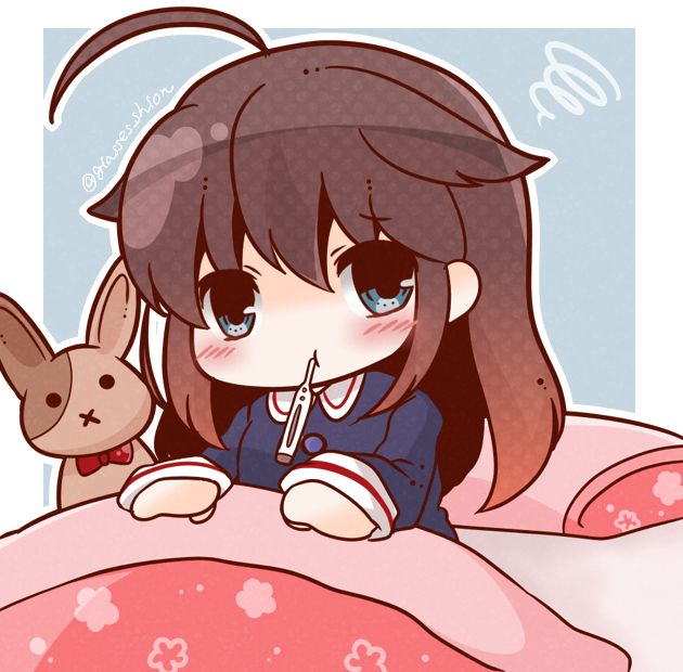 shigure and shigure kai ni (kantai collection) drawn by bloom2425