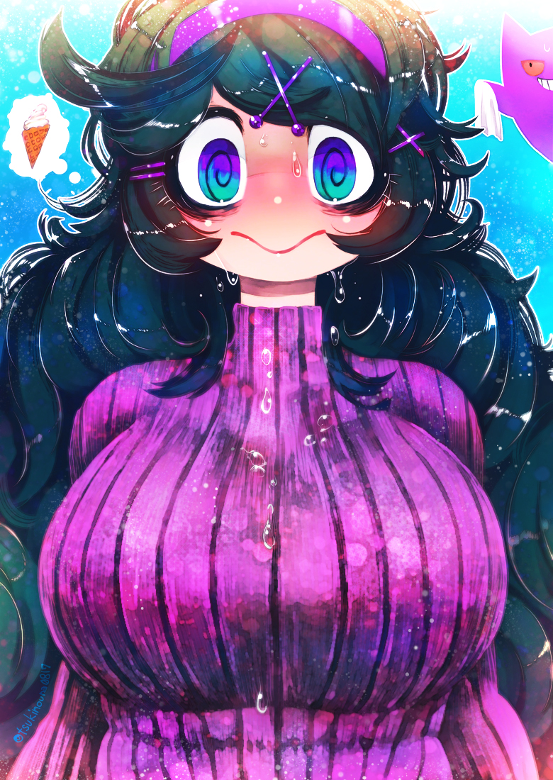 hex maniac and gengar (pokemon and 1 more) drawn by hakkasame