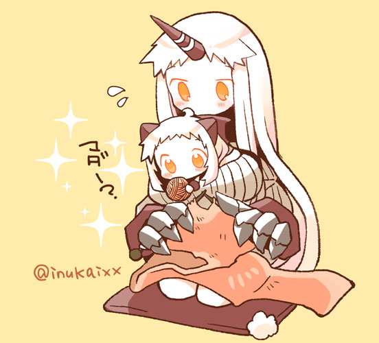 northern ocean princess and seaport princess (kantai collection) drawn by wishbone