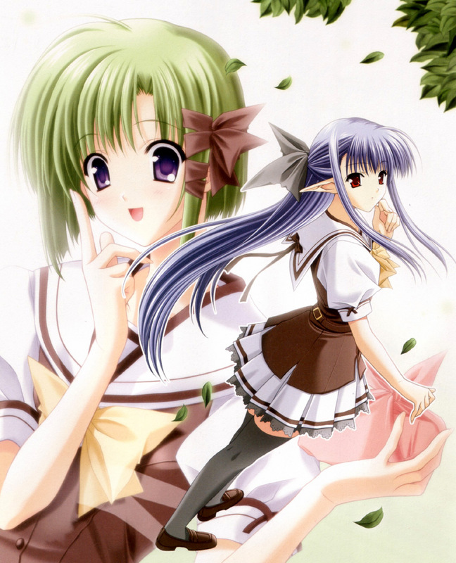 shigure asa and nerine (shuffle!) drawn by suzuhira_hiro